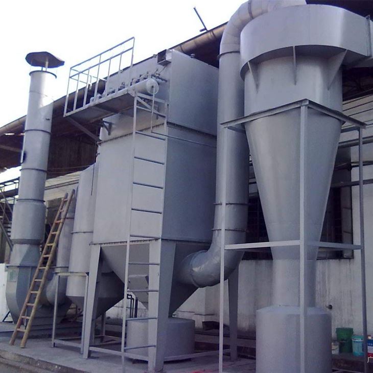 Dedusting System 12000 M3/H Industrial Spiral Cyclone Dust Collector