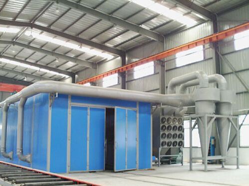 Eco-Friendly Machinery Wind Suction Type Sand Blasting Room