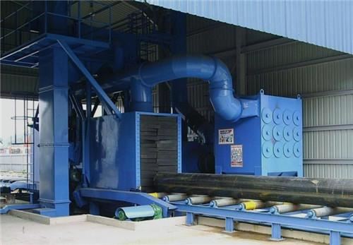 Dry Suction Type Sand Blasting Machine with Turntable and Cart