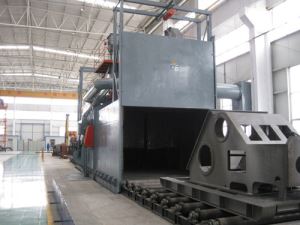Automatic Continuous Rubber Belt Shot Blasting Machine for Pipe Fittings