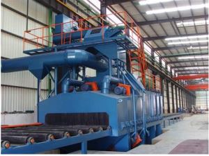 Steel Plate Shot Blasting and Coating Pretreatment Production Line